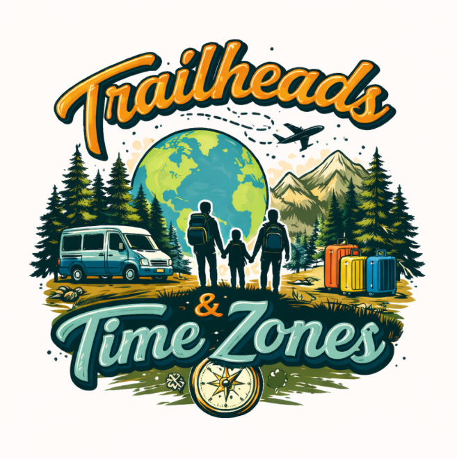 Trailheads and Time Zones Travel Blog Logo